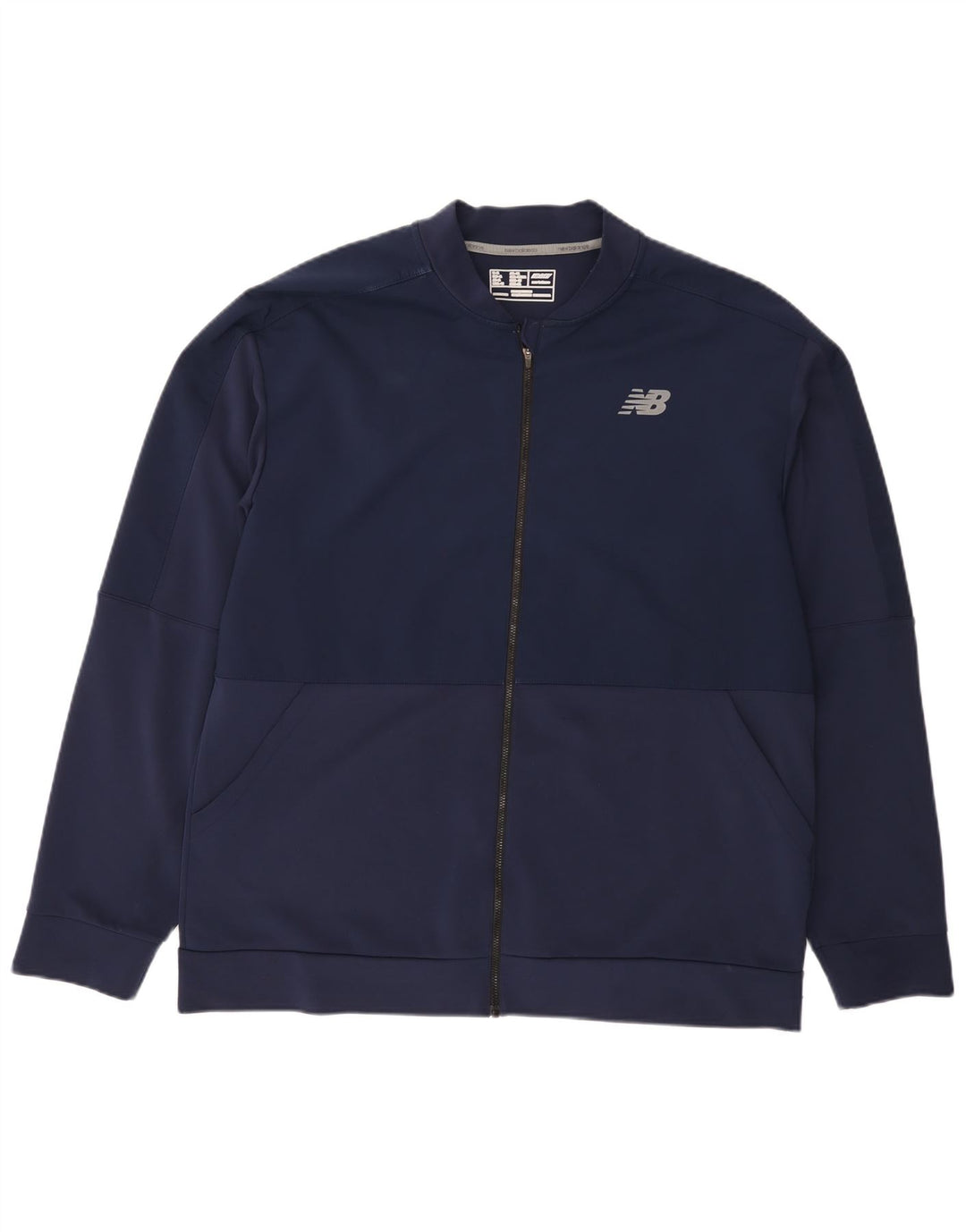 Trening pentru bărbați New Balance Top Jachetă XL Bleumarin Poliester