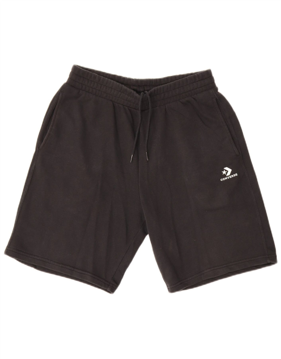 Pantaloni scurti sport Converse pentru bărbați UK 10, bumbac negru mic
