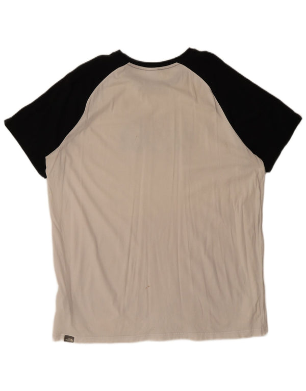 Tricou grafic pentru bărbați The North Face Top XL, alb, bumbac color bloc
