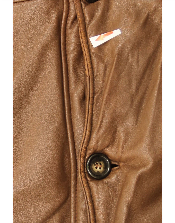 Jachetă de piele pentru bărbați Belfe & Belfe IT 52 XL maro