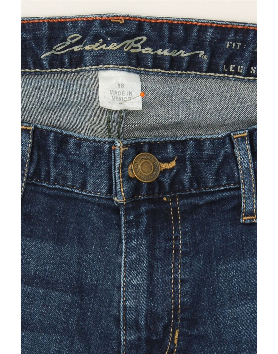 EDDIE BAUER Womens Slightly Curvy Bootcut Jeans US 8 Medium W30 L30 Blue Vintage Eddie Bauer and Second-Hand Eddie Bauer from Messina Hembry 