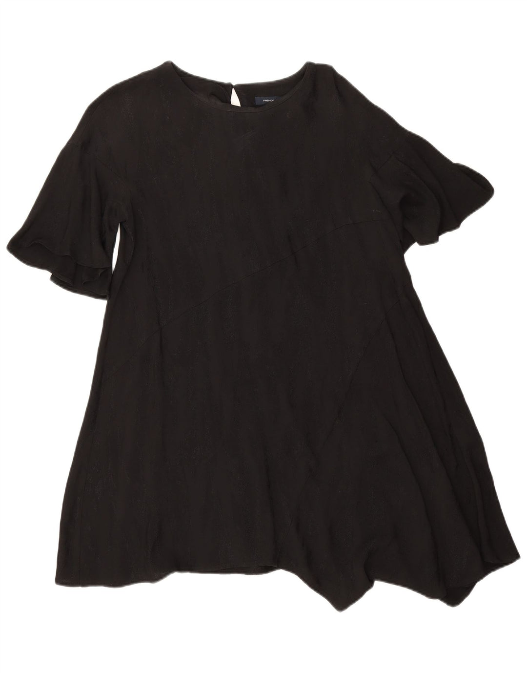 Rochie asimetrică pentru femei French Connection UK 10 Small Black Viscose