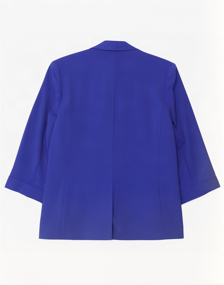 Marks & Spencer jachetă pentru femei cu mâneci 3/4 deschise, UK 20 2XL, albastru