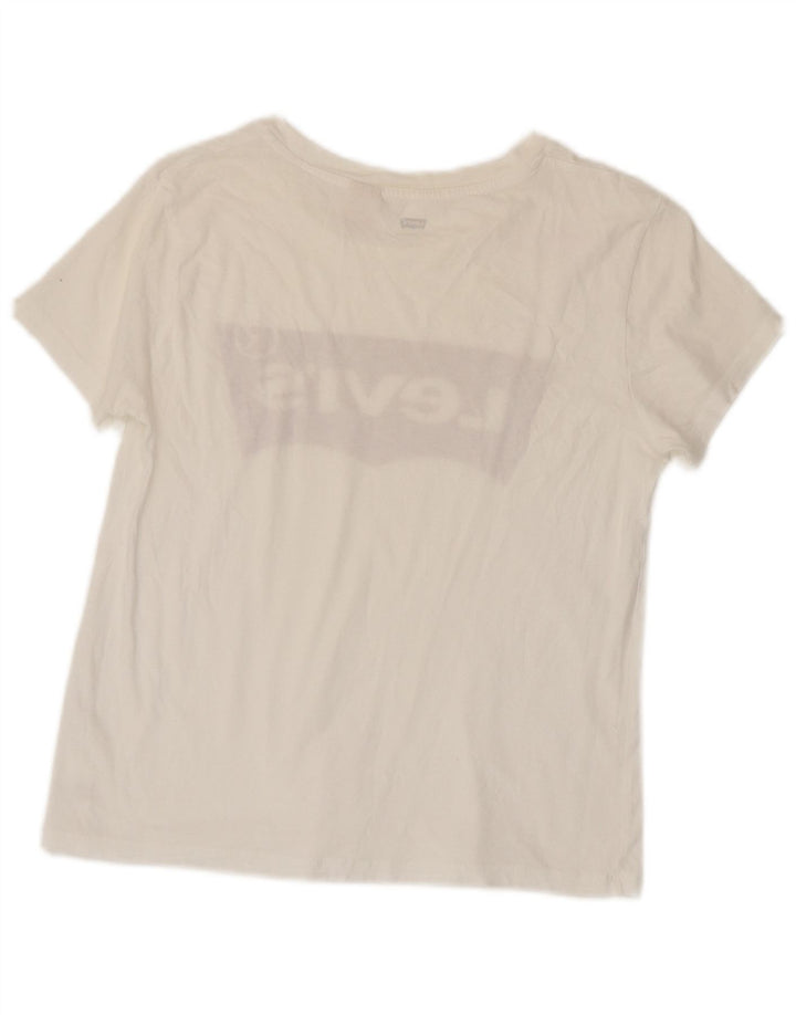 Tricou grafic Levi's pentru femei Top UK 10 Small White