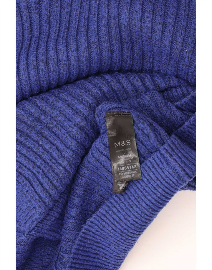 Pulover cu glugă pentru femei Marks & Spencer UK 14 Poliester albastru mediu