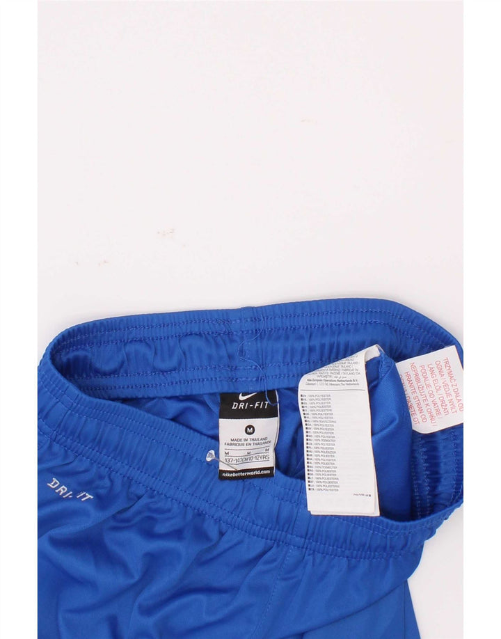 Pantaloni scurți sport Nike Dri Fit pentru băieți 10-11 ani Poliester albastru mediu