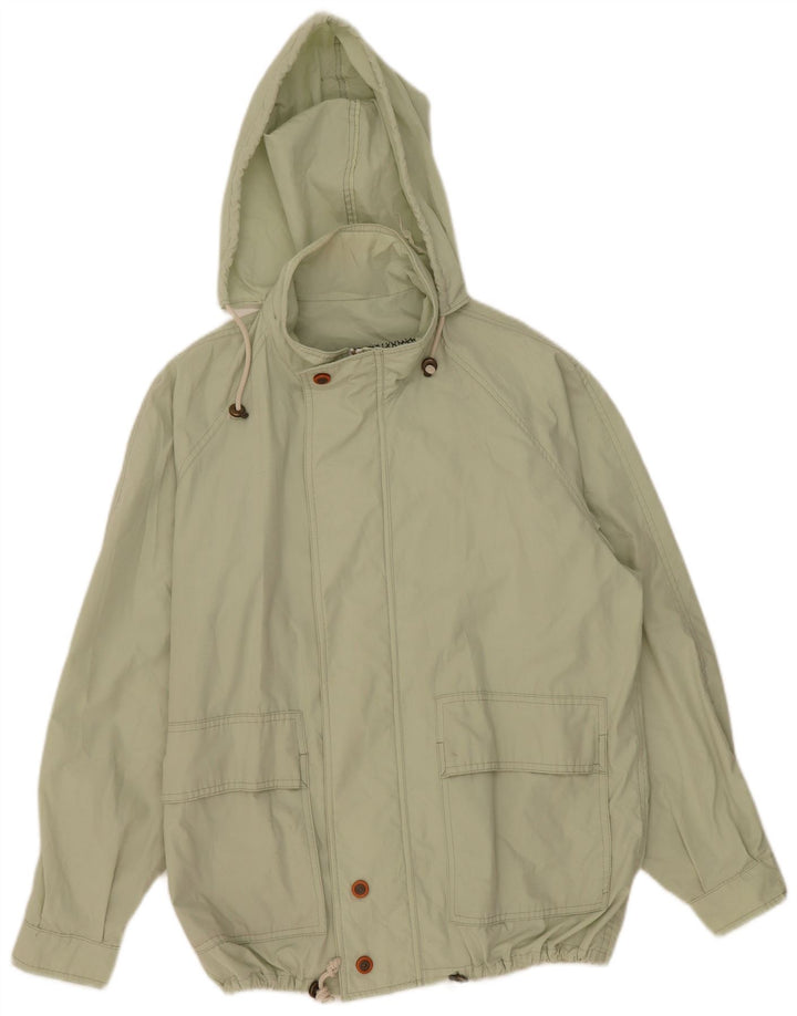 Bomber Vintage pentru bărbați cu glugă UK 42 XL Poliester verde