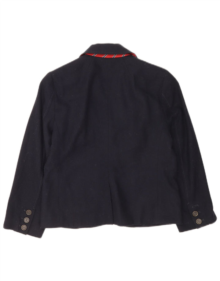 Jachetă Abercrombie & Fitch pentru femei cu 2 nasturi, UK 12, bleumarin mediu