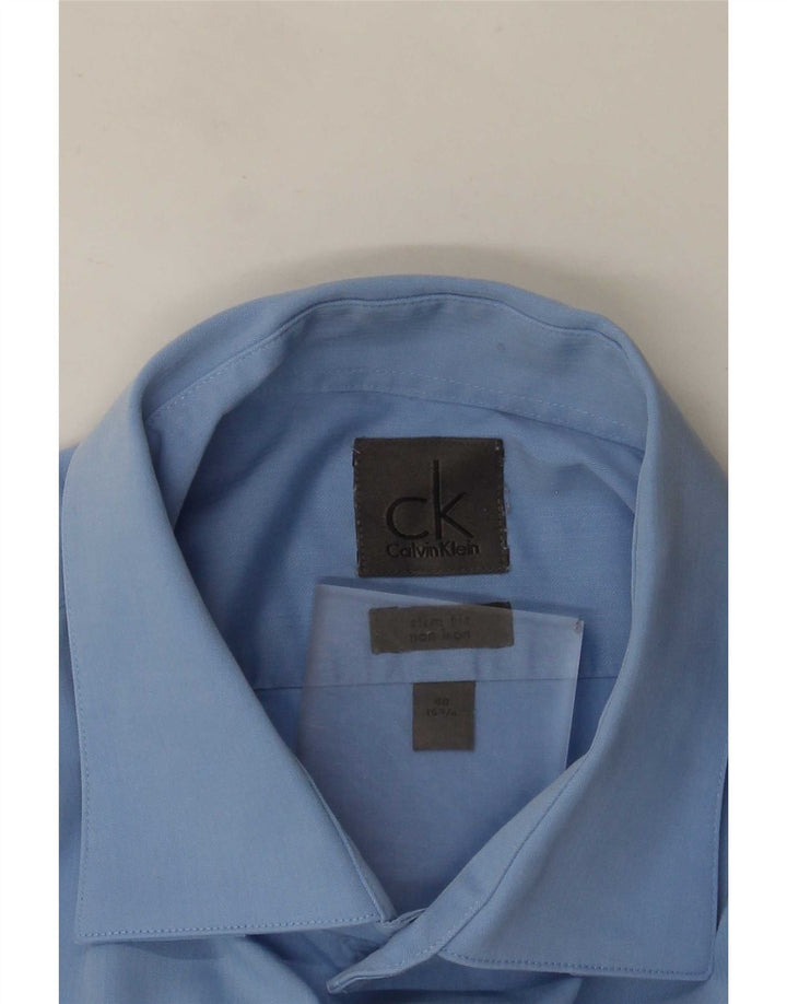 Cămașă pentru bărbați Calvin Klein Slim Fit Mărimea 40 15 3/4 Medium Blue Classic
