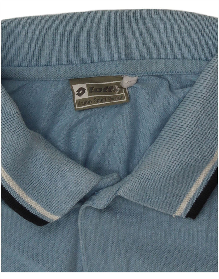 Tricou polo pentru bărbați Lotto XL Albastru
