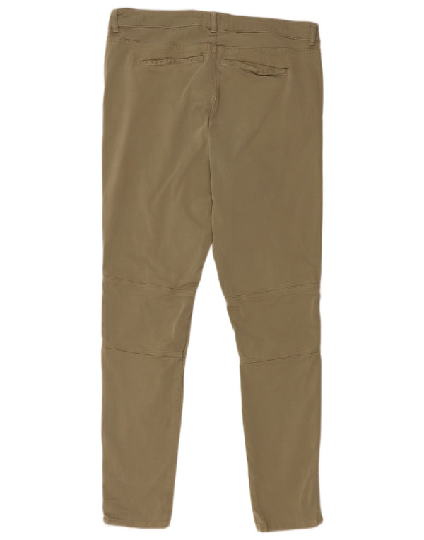 White Stuff Pantaloni skinny casual pentru femei UK 12 Medium L32 L29 Kaki Bumbac