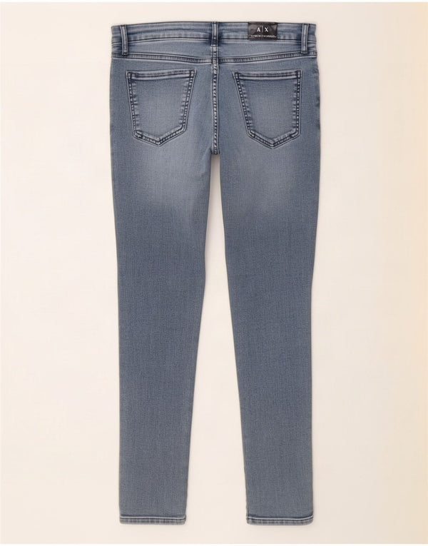 Blugi Super Skinny pentru femei Armani W29 L25 Albastru