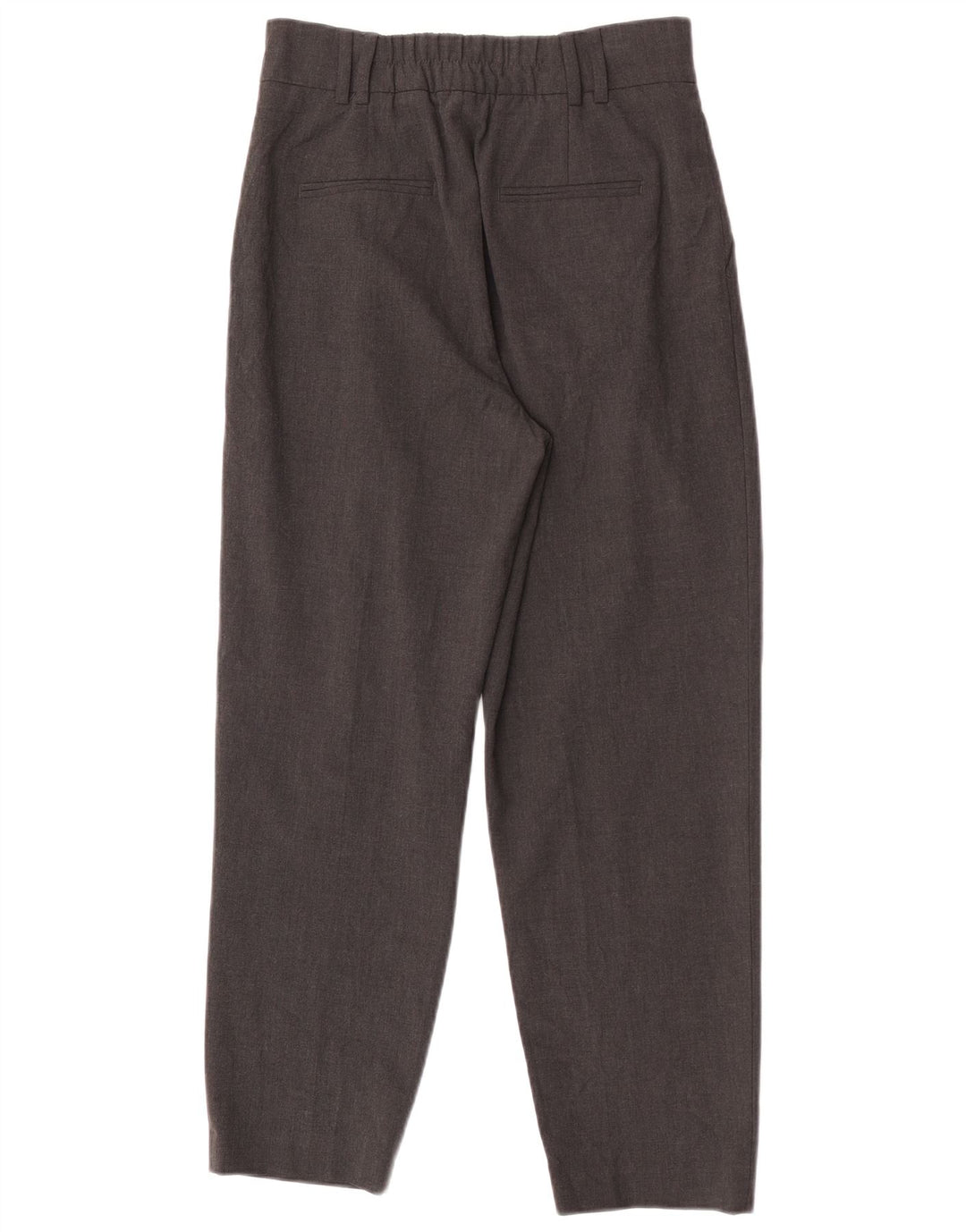 Pantaloni de costum pentru femei Zara EU 36 XS L26 L26 Gri Poliester