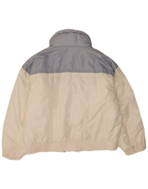 Jachetă căptușită pentru bărbați Luhta, cu o formă lejeră, UK 42, mare, alb, din poliester