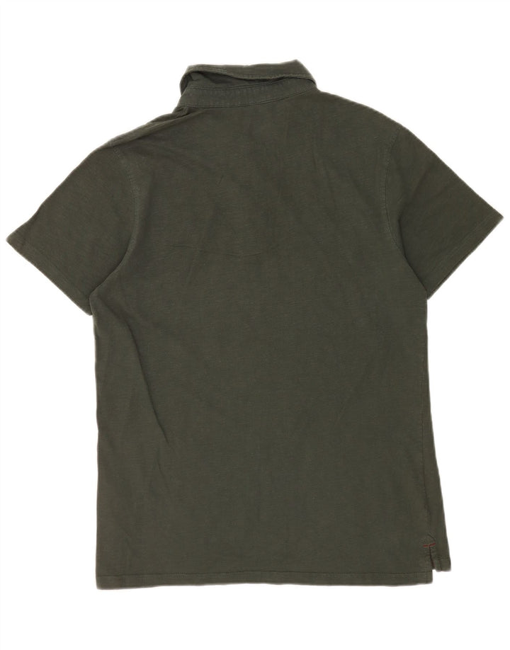Tricou polo pentru bărbați Mountain Warehouse, bumbac verde mic
