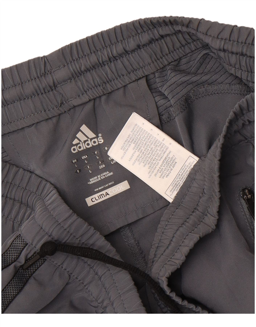 Pantaloni scurți sport Adidas Climacool pentru bărbați, mari, gri, poliester color bloc