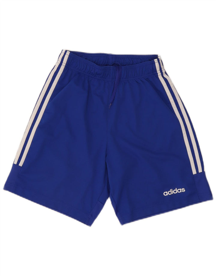 Pantaloni scurți Adidas Climalite Sport pentru bărbați, poliester, albastru mic