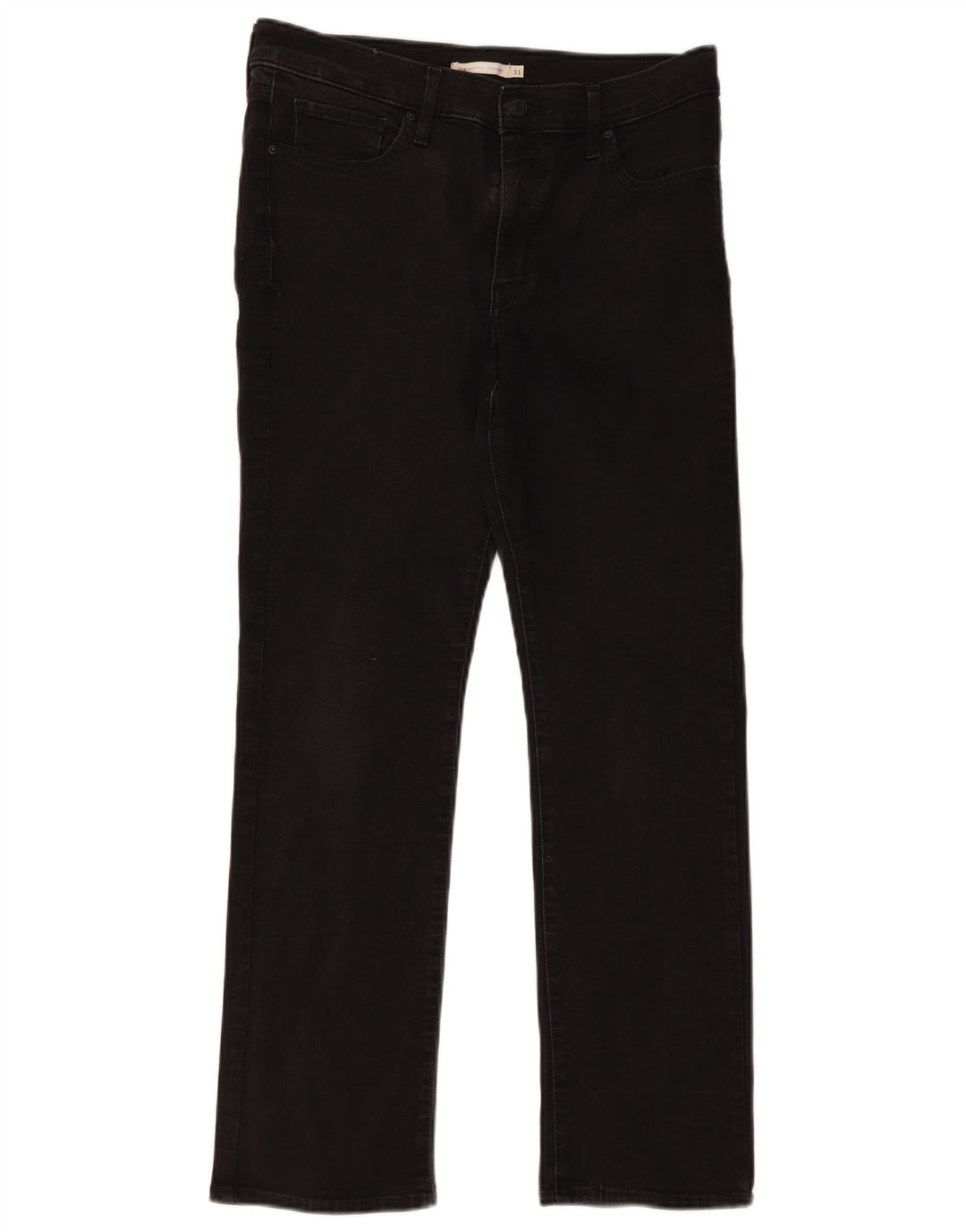 Blugi drepți modelați 314 Levi's pentru femei W31 L30 bumbac negru
