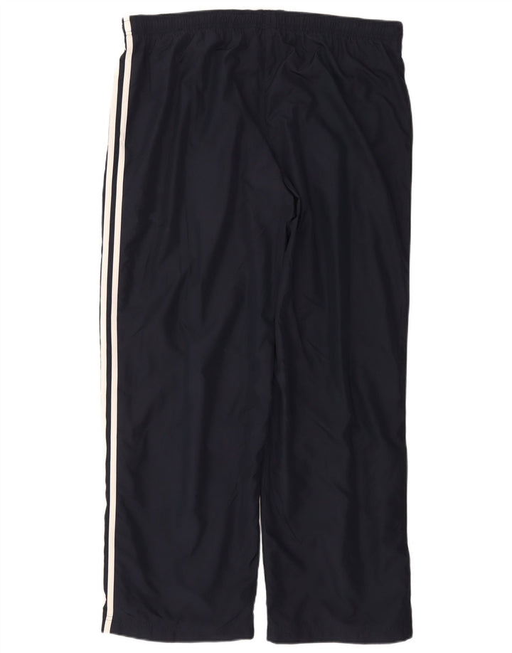 Pantaloni de trening ADIDAS pentru femei UK 22 XL bleumarin poliester
