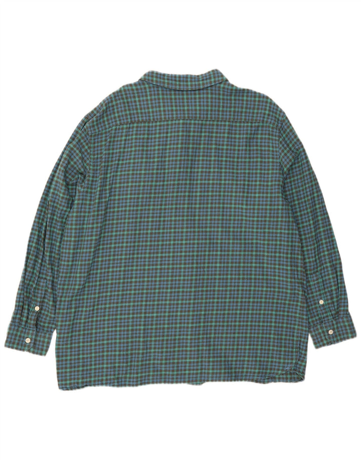 Cămașă de flanel relaxată pentru bărbați Levi's XL, bumbac vichy verde