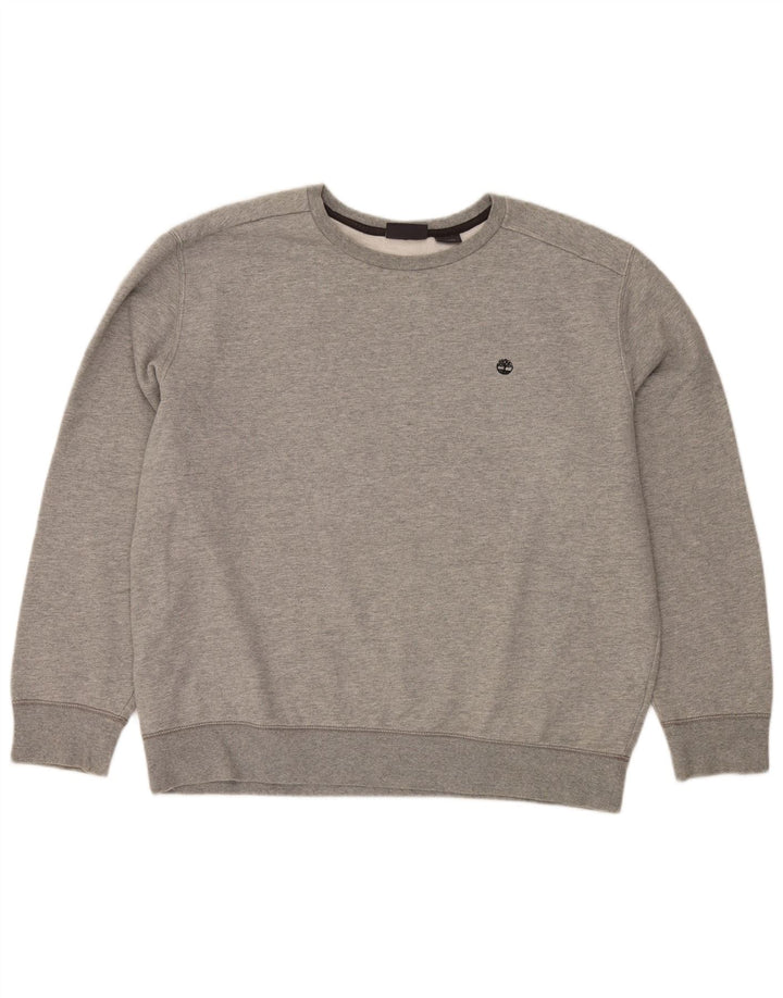 Pulover pentru bărbați Timberland, 2XL, bumbac cu pete gri