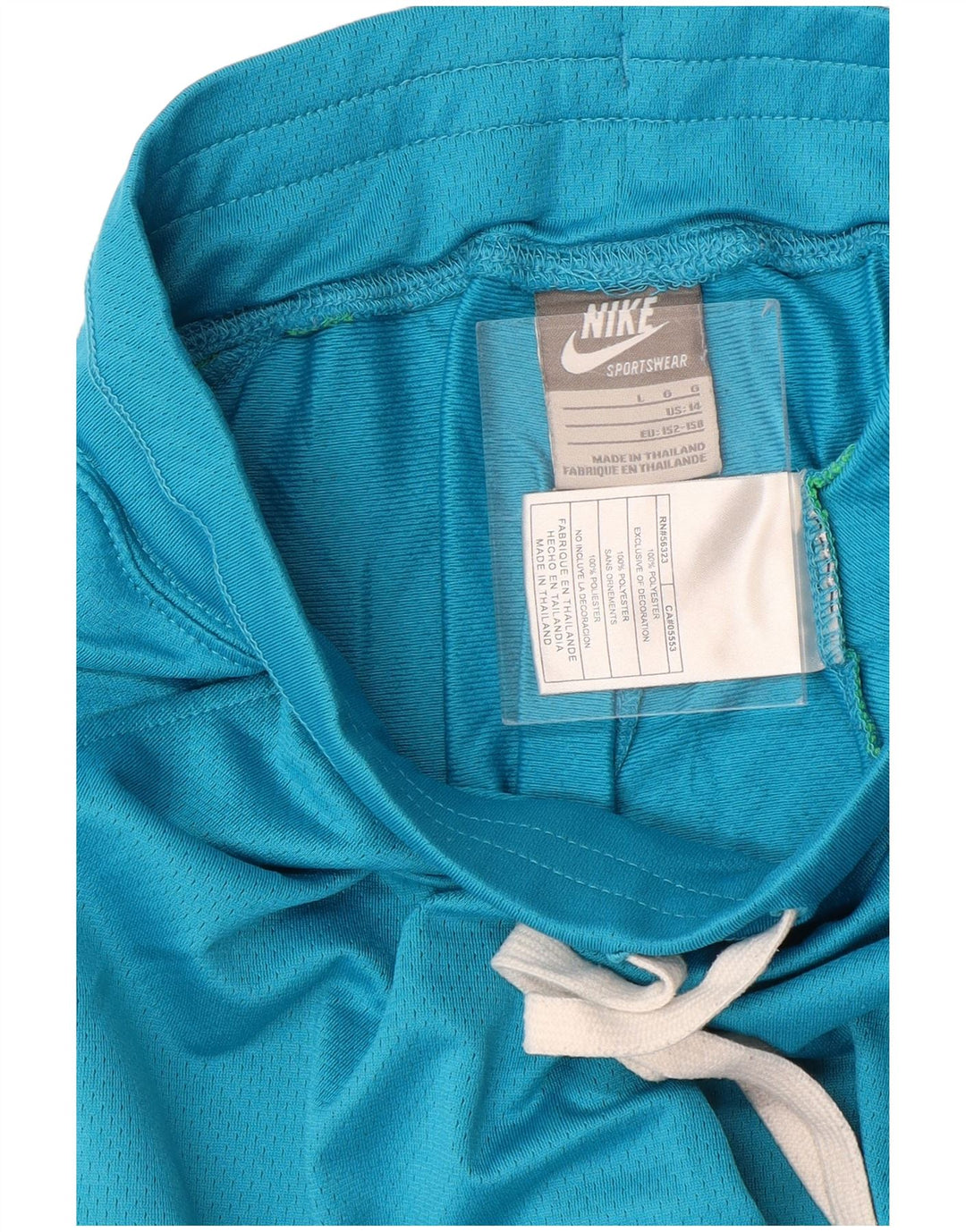 Pantaloni scurți sport Nike pentru băieți 13-14 ani, mari, albastru, poliester