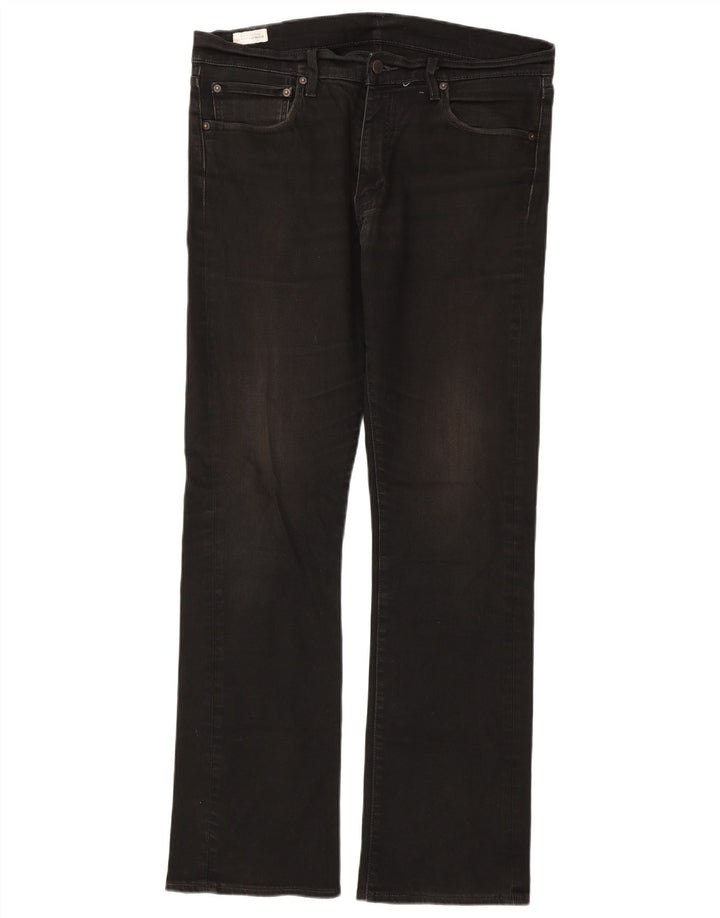 Blugi Levi's Bootcut pentru bărbați W36 L34 bumbac negru