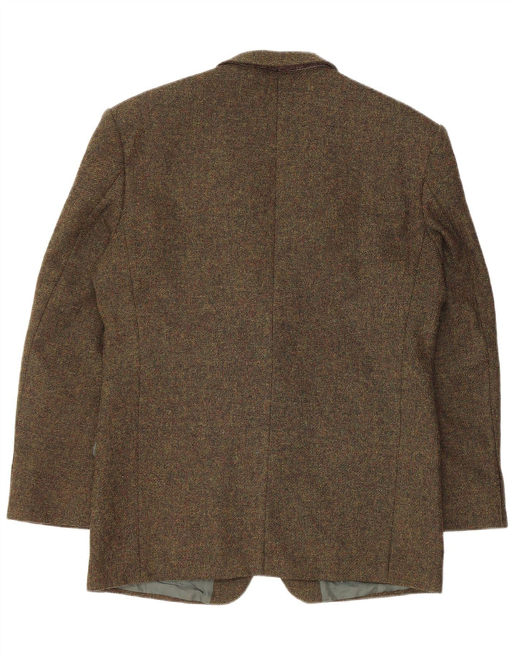 Jachetă pentru bărbați VINTAGE cu 2 nasturi, UK 38 Medium Kaki Flecked
