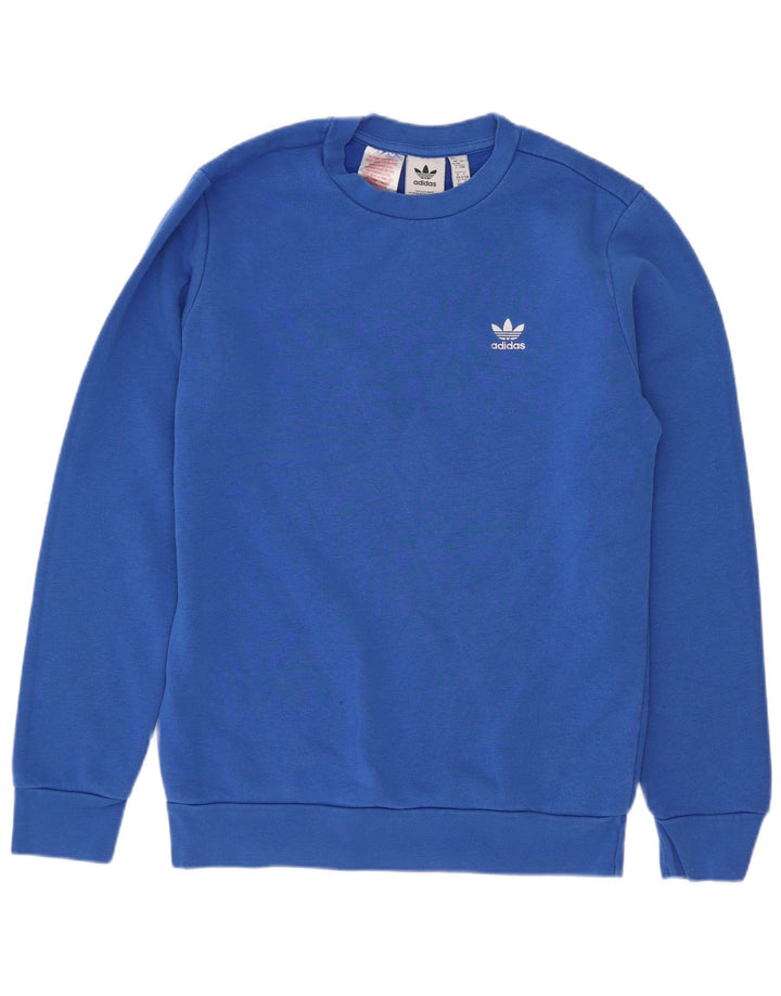 Adidas Băieți Pulover Pulover 12-13 Ani Bumbac Albastru