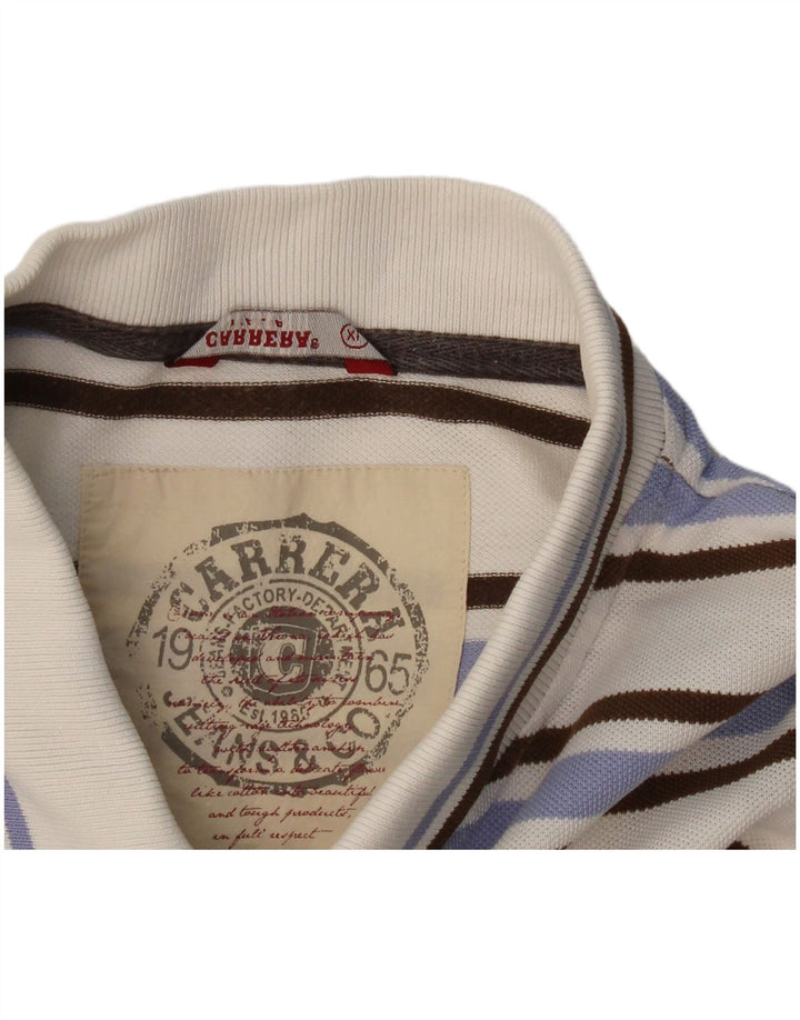 Cămașă polo pentru bărbați Carrera XL, cu dungi multicolore