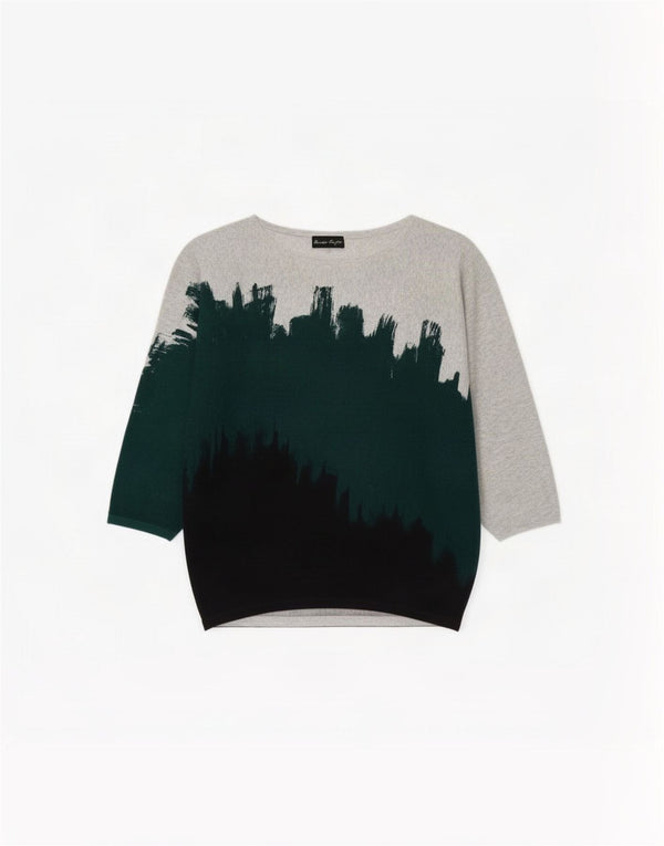 Phase Eight Pulover pentru femei cu gât de barcă UK 6 XS Gri Colorblock