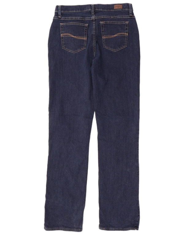 Blugi drepti pentru femei Lee US 12 Large W32 L35 Bumbac bleumarin
