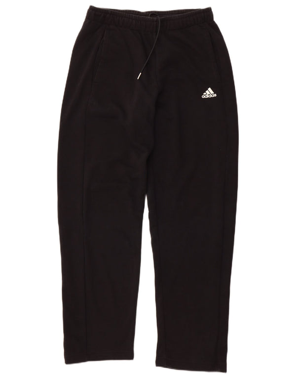 Pantaloni de trening ADIDAS Climalite pentru bărbați, bumbac mediu negru