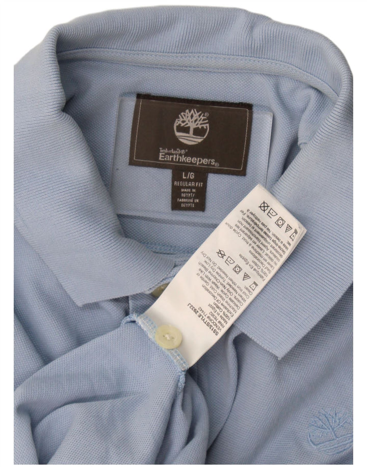 Cămașă polo Timberland pentru bărbați, cu formă regulată, mare, albastru, bumbac