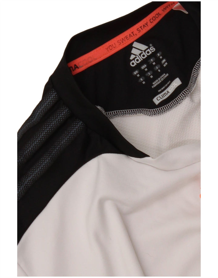 Tricou ADIDAS Climacool pentru bărbați Top Medium White Colorblock