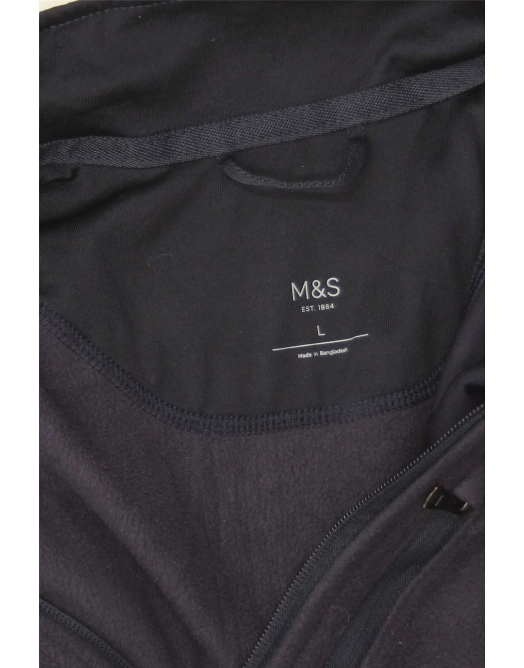 Jachetă fleece pentru bărbați Marks & Spencer UK 40 mare bleumarin