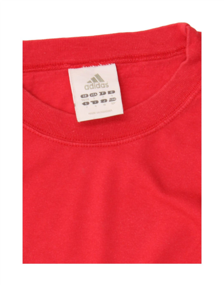 Adidas Top cu mânecă lungă pentru bărbați UK 36/38 Small Red