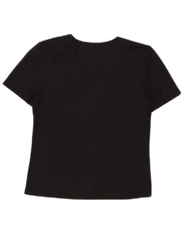 Tricou pentru femei Trafaluc Crop Zara UK 14 Medium Negru