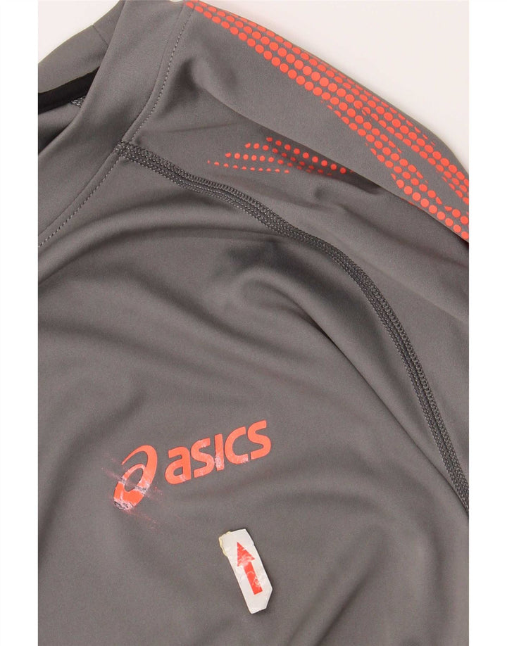Tricou grafic Asics pentru bărbați Top XL Gri poliester Sport