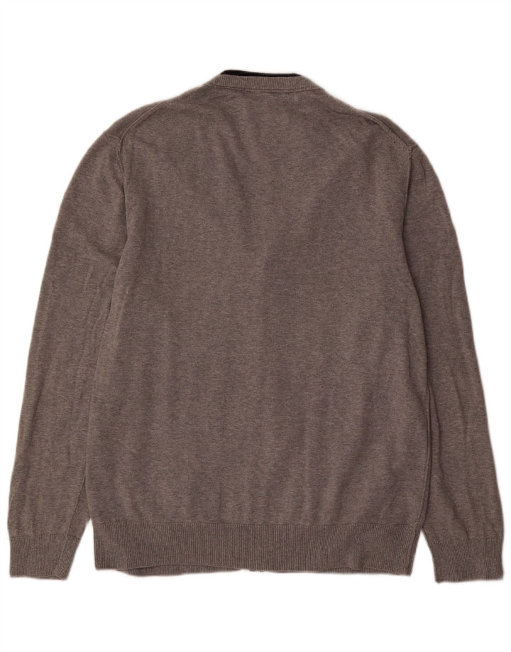 Pulover cardigan pentru bărbați French Connection XL bumbac gri