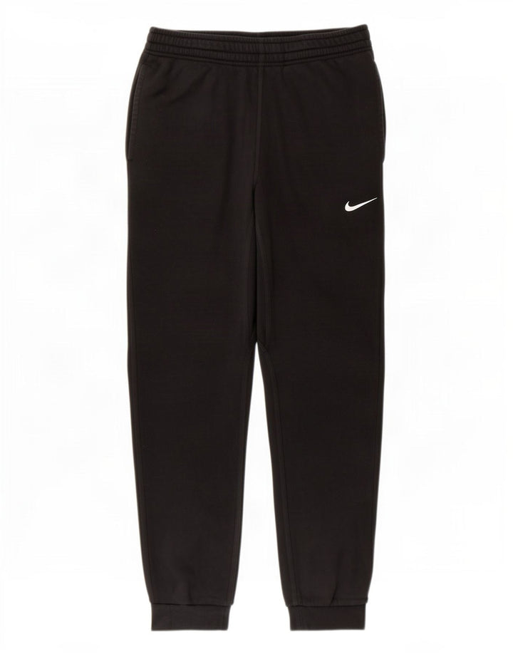 Pantaloni de trening Nike pentru bărbați Joggeri, bumbac mediu negru