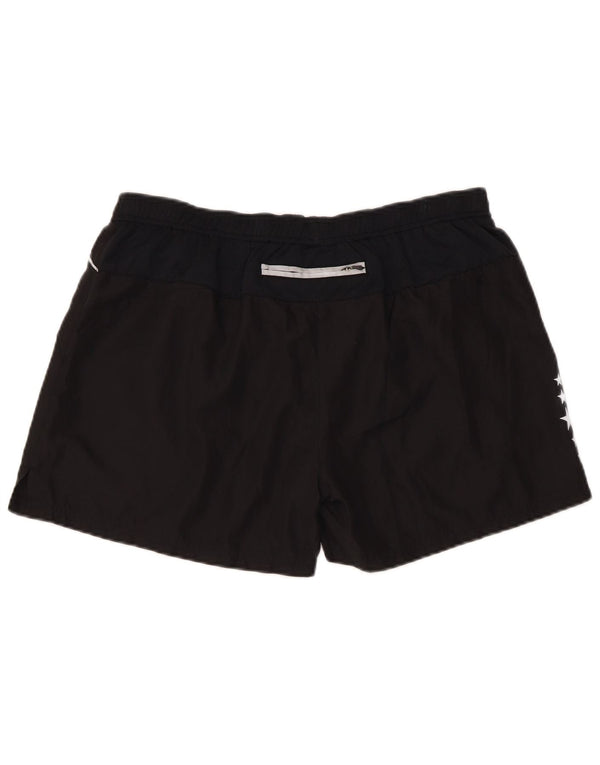 Pantaloni scurți sport Champion pentru femei cu grafică regulată Marea Britanie 14 Poliester negru mare