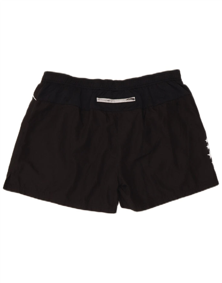 Pantaloni scurți sport Champion pentru femei cu grafică regulată Marea Britanie 14 Poliester negru mare