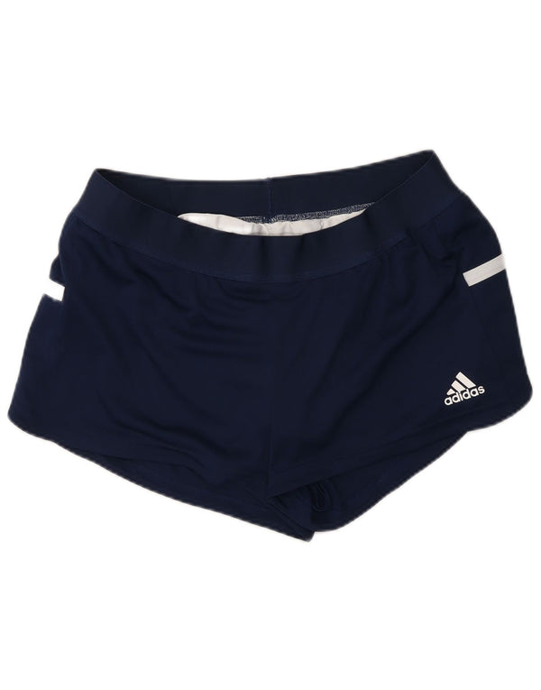 Pantaloni scurți sport Climacool Adidas pentru femei Marea Britanie 16/18, mari bleumarin, color block