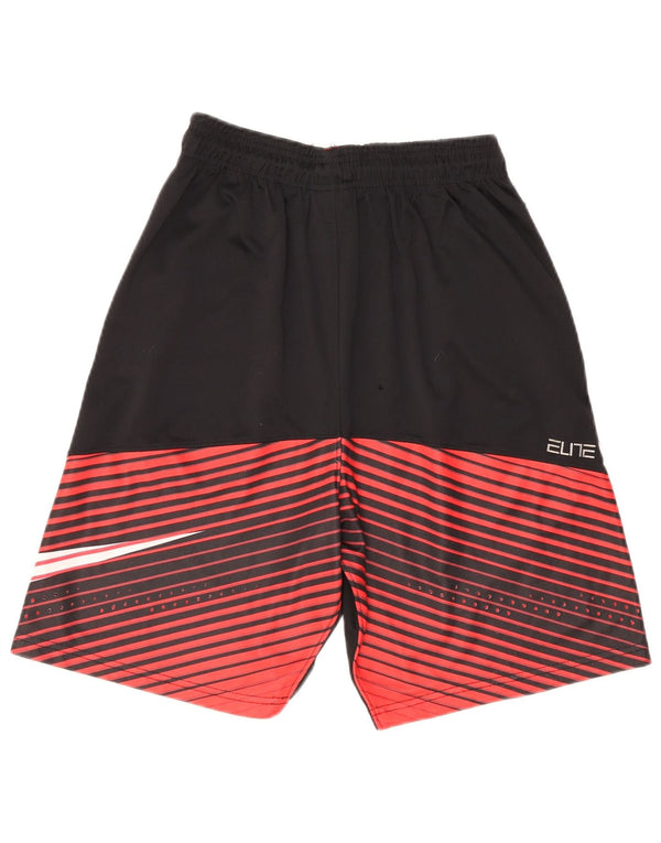Pantaloni scurți sport Nike Dri Fit Graphic pentru bărbați, mari, negru, poliester cu dungi
