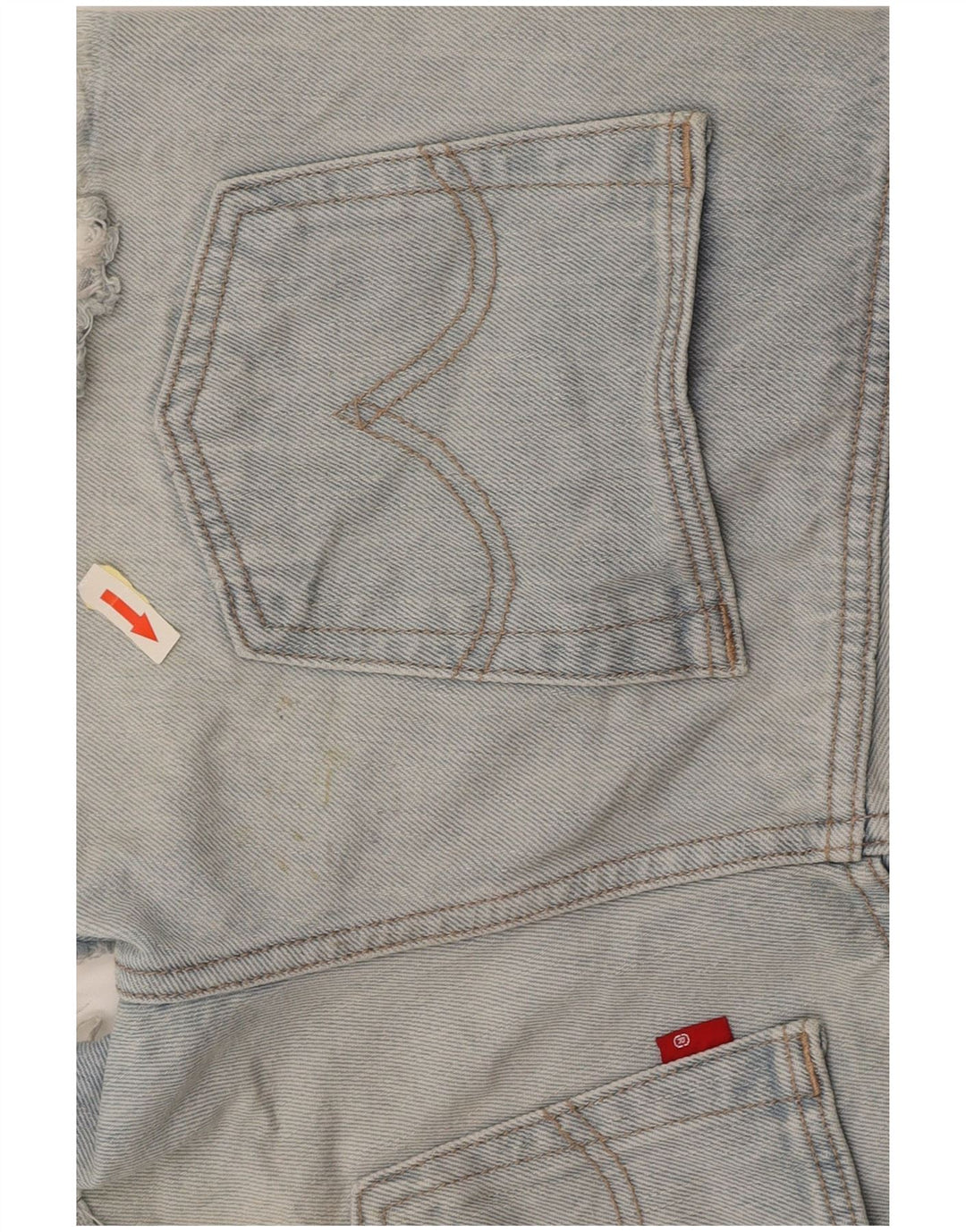 Pantaloni scurți din blugi 501 LEVI'S W27 Small Blue Bumbac