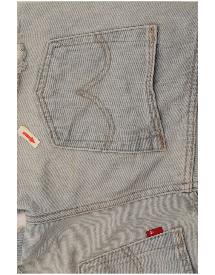 Pantaloni scurți din blugi 501 LEVI'S W27 Small Blue Bumbac