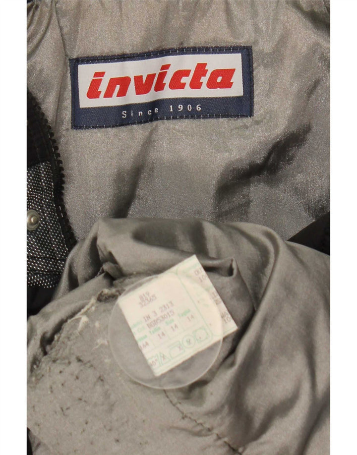 Jachetă Windbreaker cu grafică pentru femei Invicta UK 14, mare, negru, colorblock