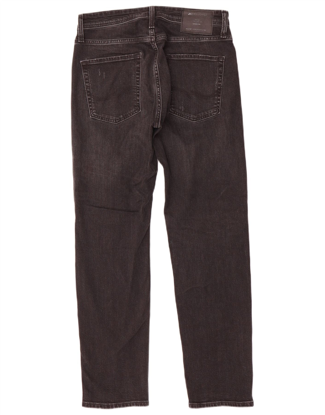 Blugi slim pentru bărbați Jack & Jones Distressed W29 L30 bumbac negru