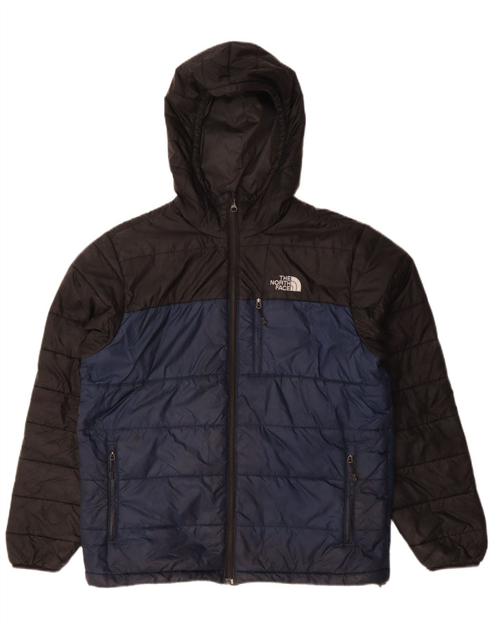 Jachetă căptușită cu glugă The North Face pentru bărbați UK 38 Poliester mediu negru